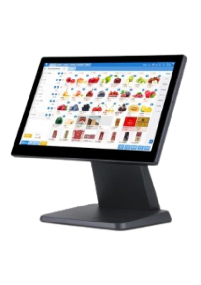 (JT-POS-1516) 15.6-inch Windows/Android Touch Screen POS Terminal with Aluminium Alloy Base