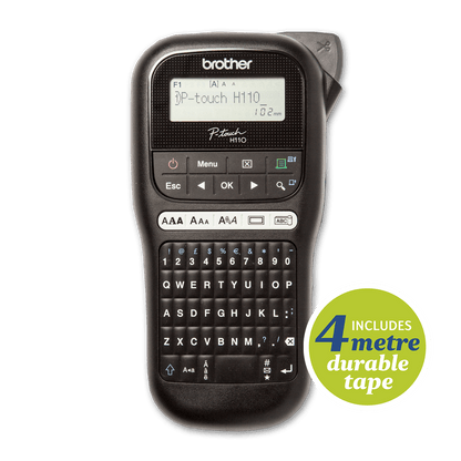 Brother PTH110BK P-Touch Label Maker Black